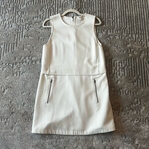 Wilfred Aritzia Off-White Sleeveless Dress size medium
